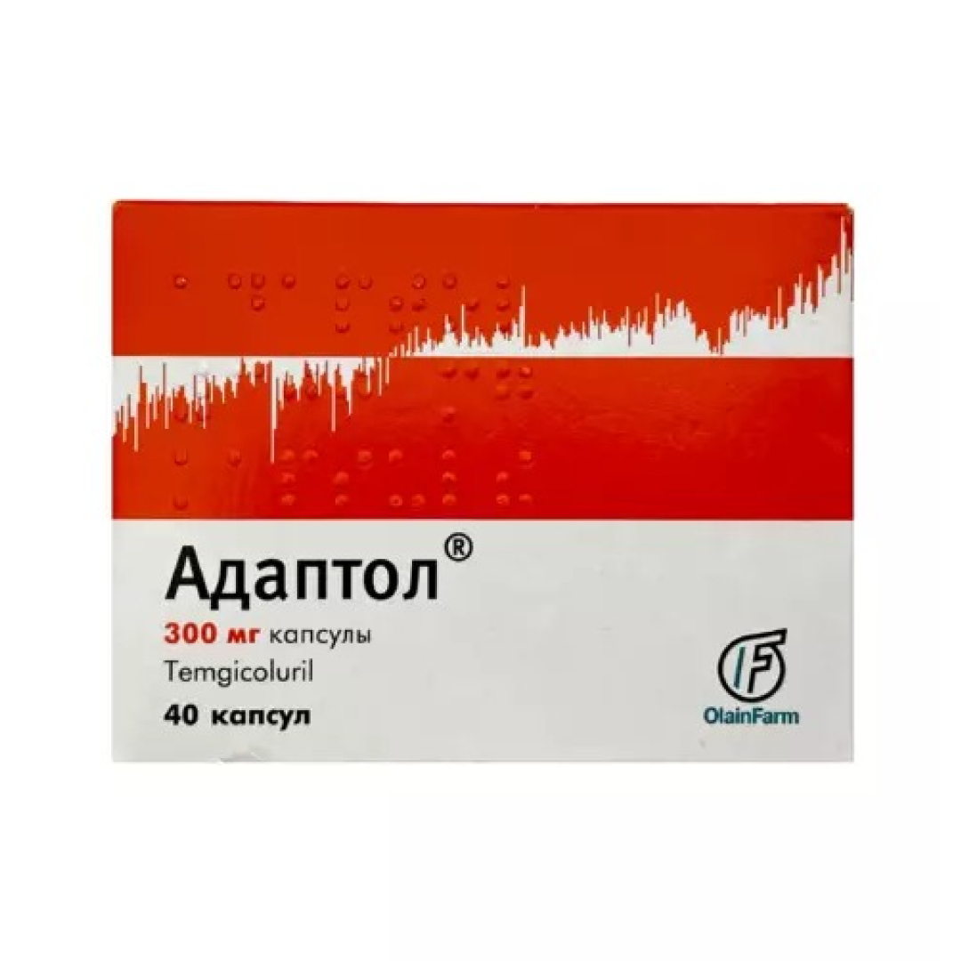 Adaptol 300 mg № 40 (Kapsulalar) (Latviya)