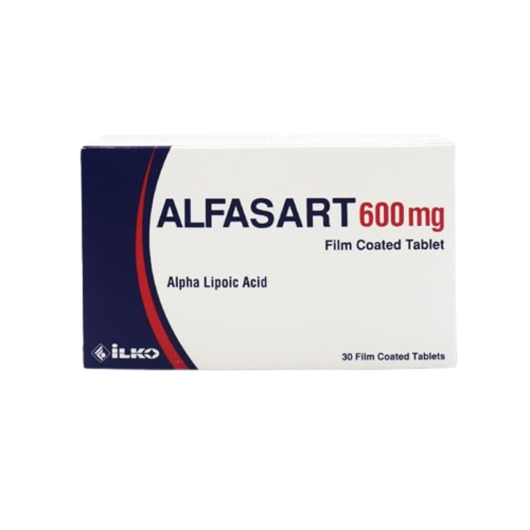Alfasart 600 mg № 30 (Tabletlər) (Türkiyə)
