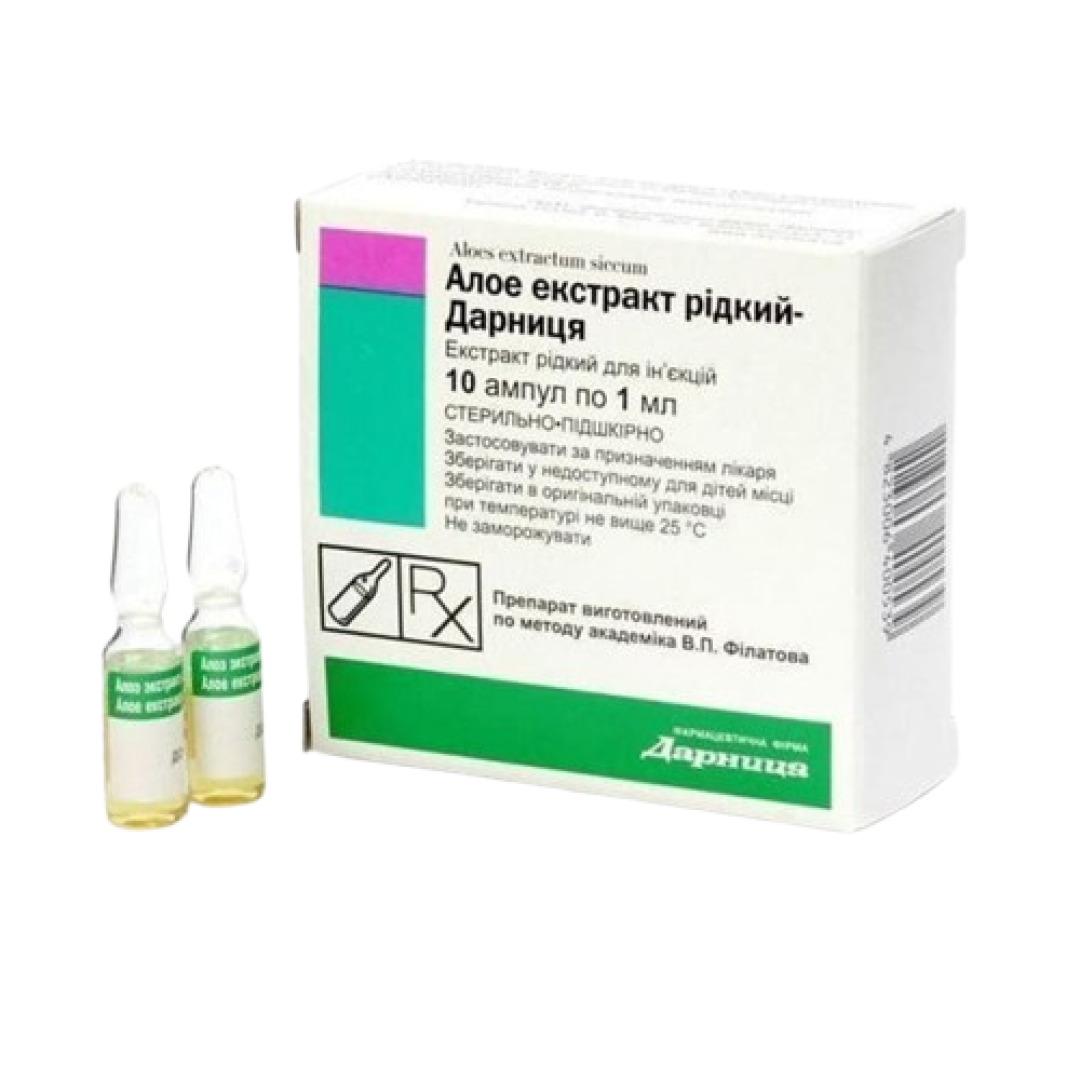 Aloe ekstraktı 1 ml №10 (Ampulalar)