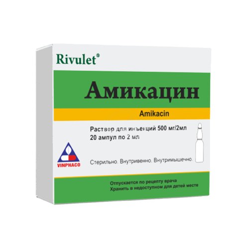 Amikasin-RV  500 mq  2 ml  N20