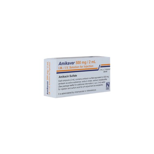 Amikaver  500 mq 2 ml N1