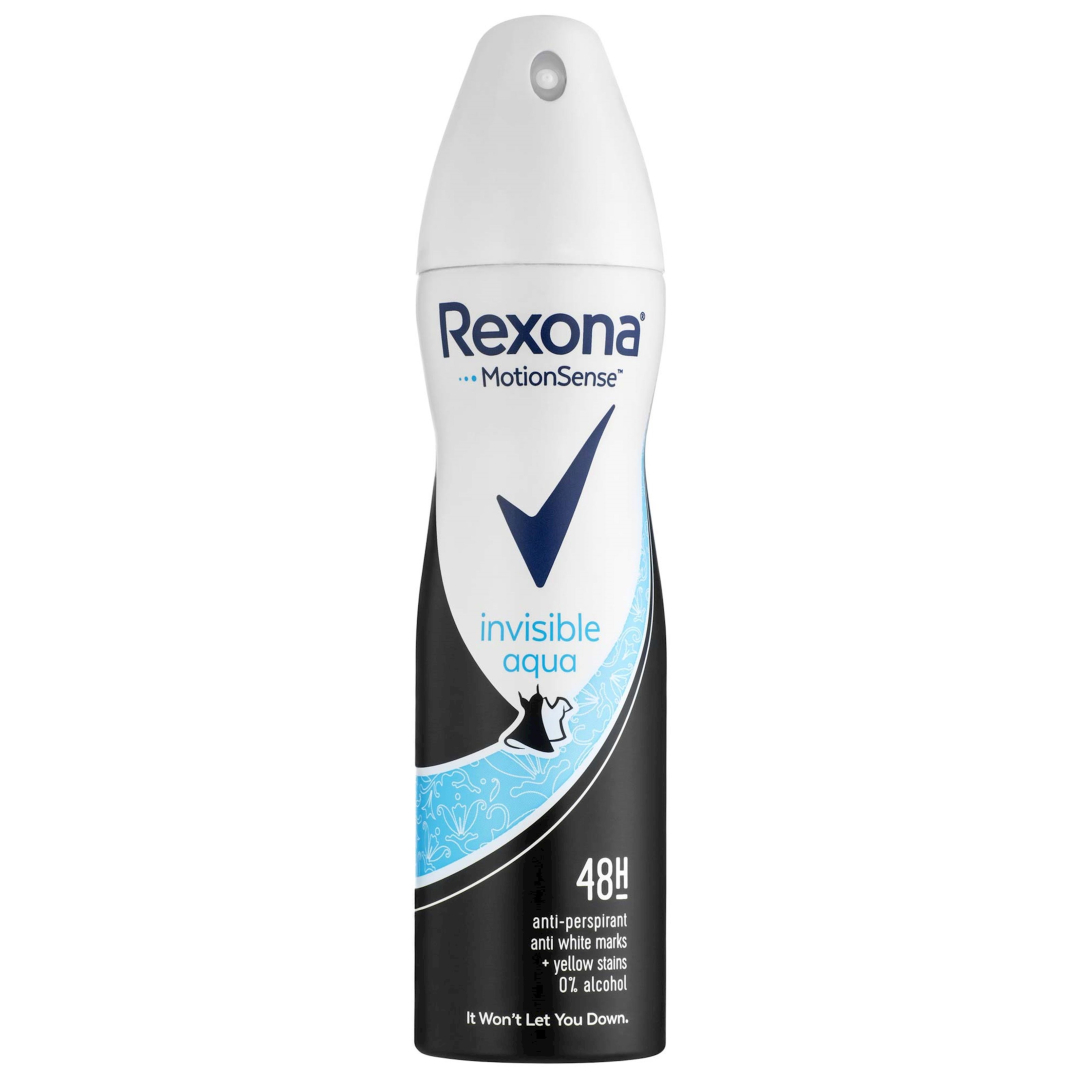 Antiperspirant Reksona Invisible aqua 150 ml (Sprey)
