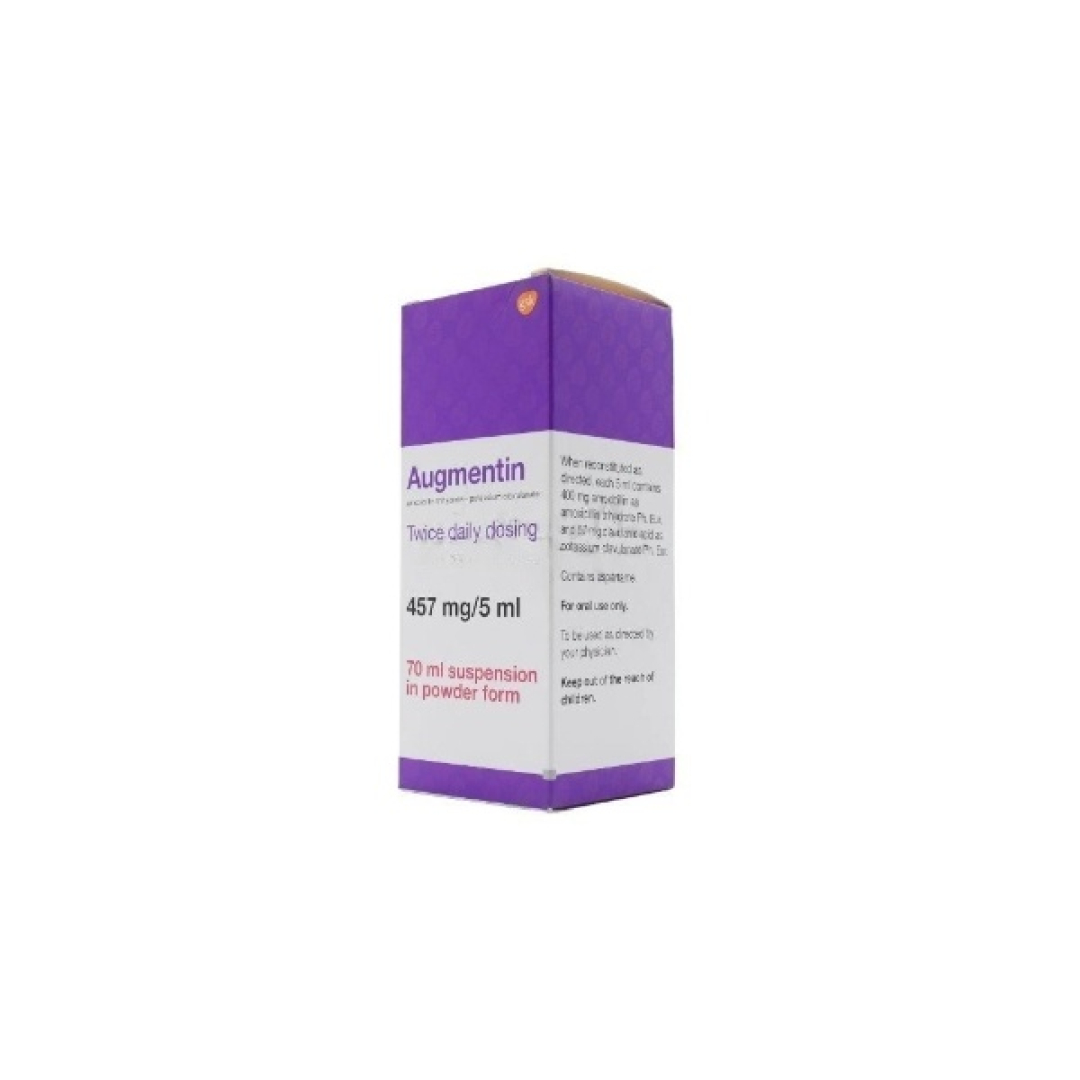 Auqmentin 457 mq/5 ml 70 ml (Suspenziya) (Polşa)