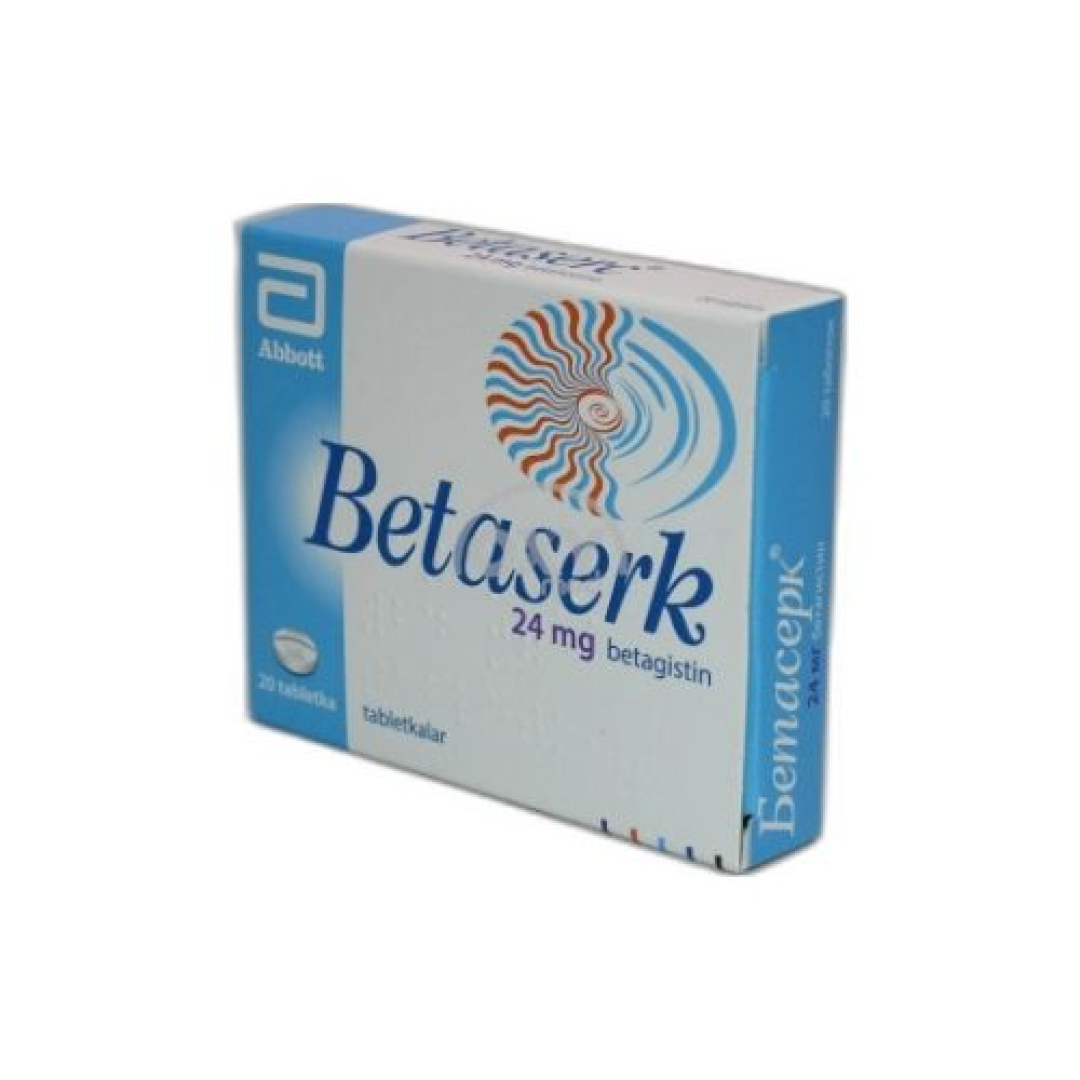Betaserk 24 mg № 20 (Tabletlər) (Fransa)