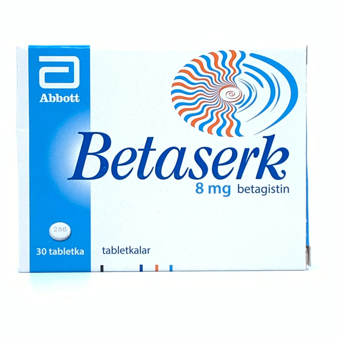 Betaserk 8 mg № 30 (Tabletlər)
