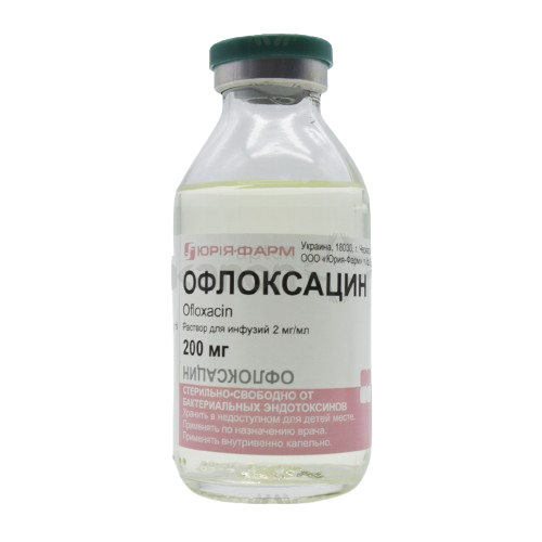 Ofloksasin  200 mq 100 ml infuziya