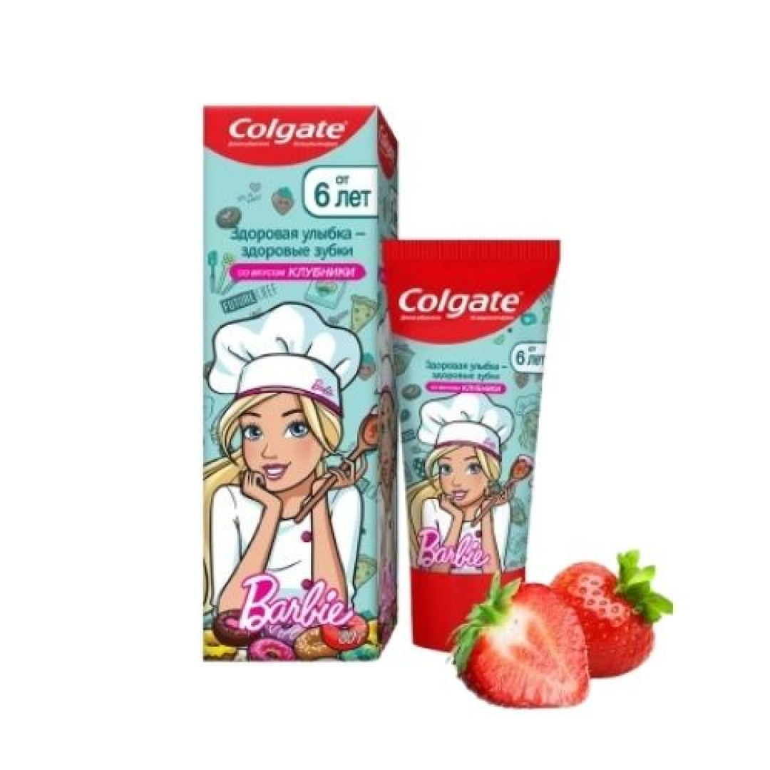 Diş məcunu Colgate "Barbie " uşaqlar üçün çiyələk ətirli 80 qr
