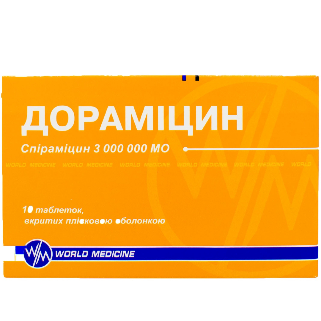 Doramisin 3 000 000 BV №10 (Tabletlər) (Türkiyə)
