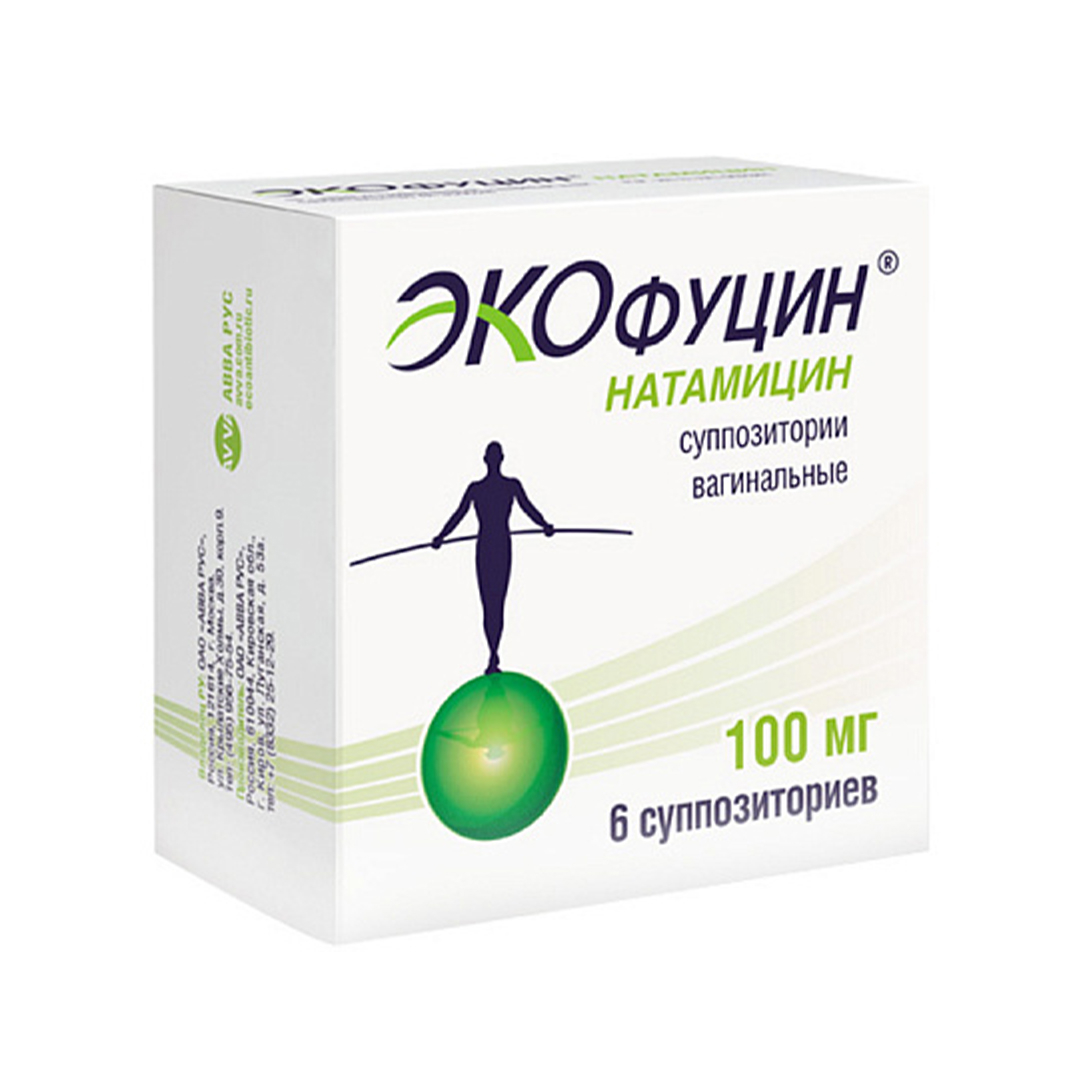 Ekofusin 100 mq № 6 (vaginal şam) (Rusiya)