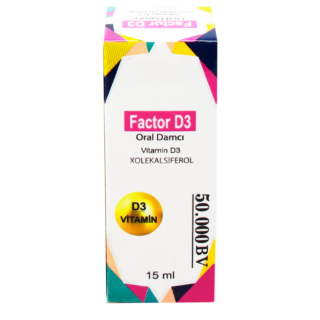 Faktor D3 15 ml (Damcı)
