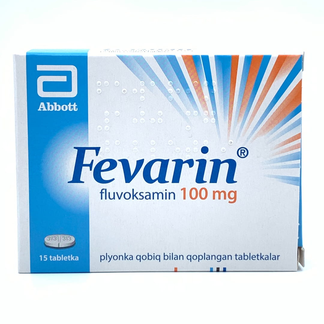 Fevarin 100 mq № 15 (tabletlər) (Solvay Pharma) (Hollandiya)