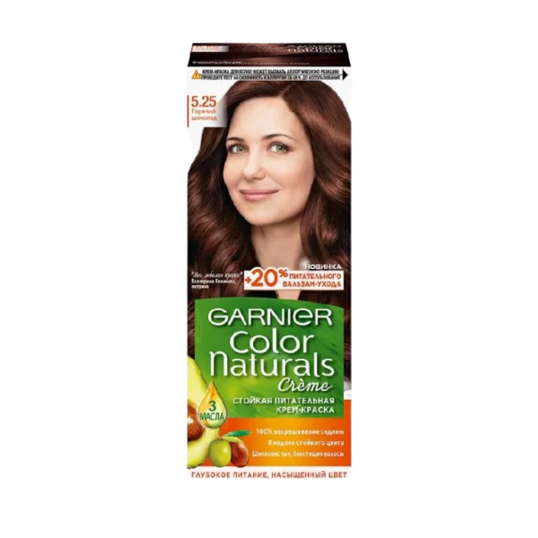 Garnier boyası Color Naturals-5.25 İsti şokolad (Boya) (Ukrayna)