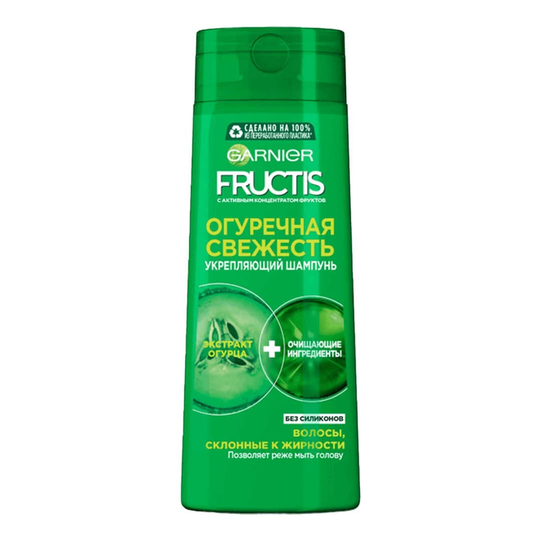 Garnier Fructis şampunu Yağlı saçlar üçün xiyar təravəti (0670) 250 ml (Kosmetika) (Rusiya)¶Пос