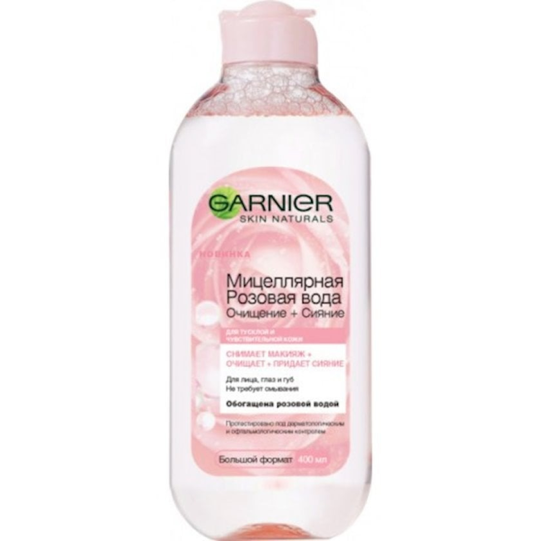 Garnier micellar gül suyu təmizləyicisi, solğun və həssas dərilər üçün 400 ml