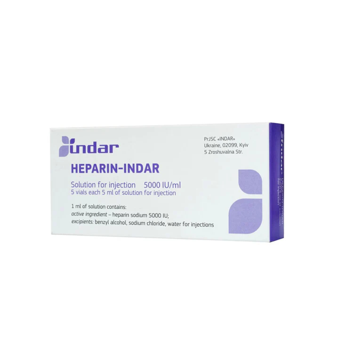 Geparin 5000 BV 5 ml №5 (Ampulalar)