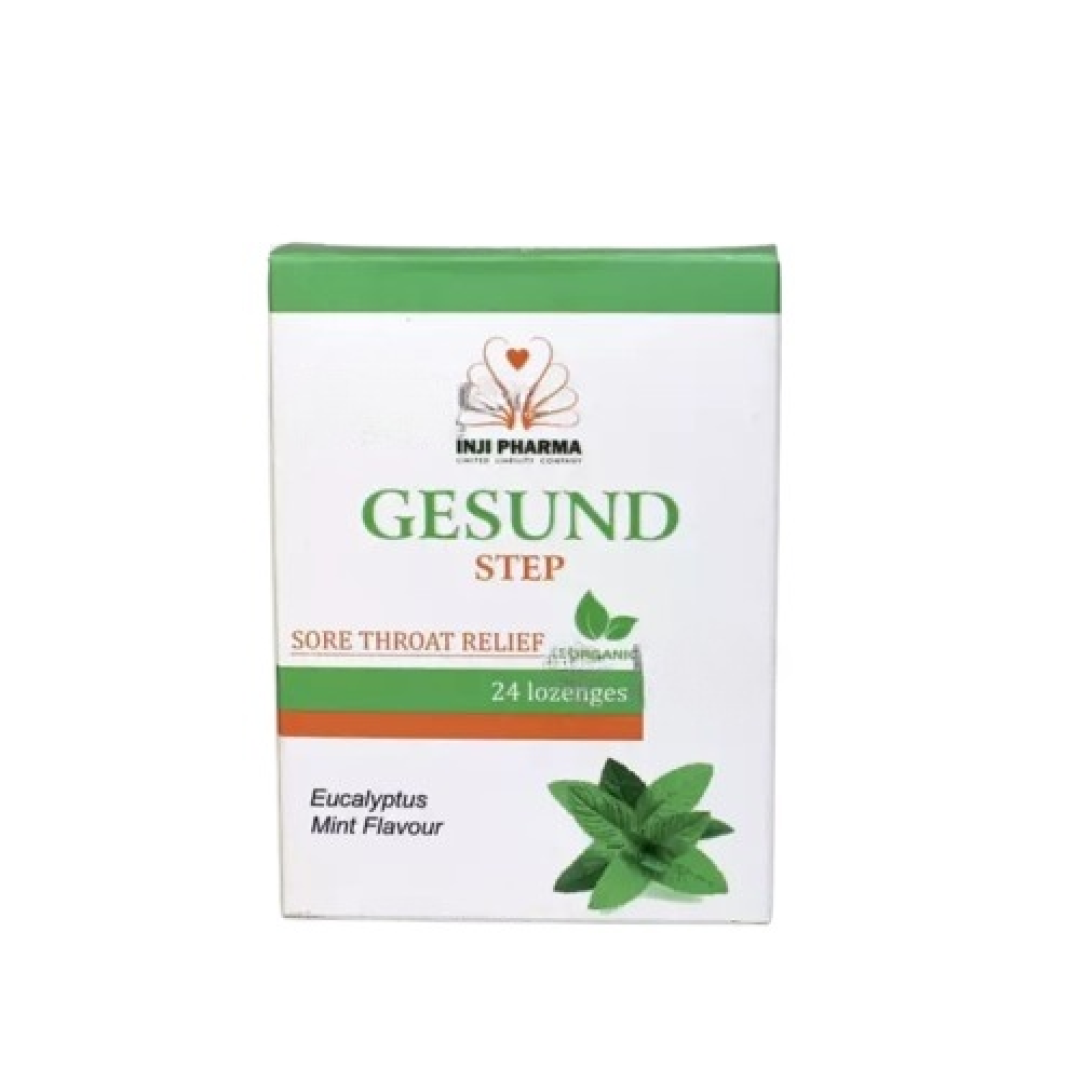 Gesund Step (evkalipt nanəsi) № 24 (Lozenges) (Türkiyə)