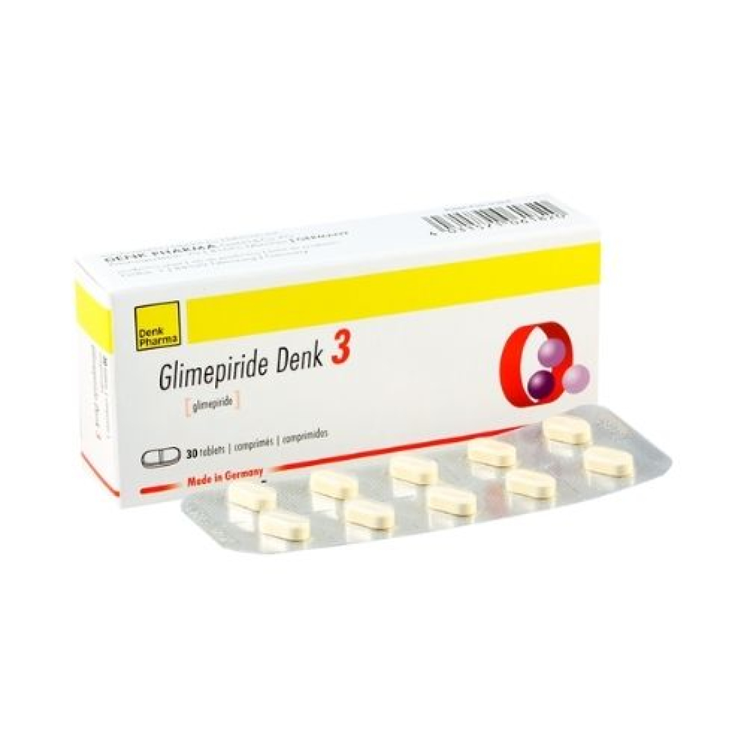 Glimepirid Denk 3 mg № 30 (Tabletlər) (Almaniya)