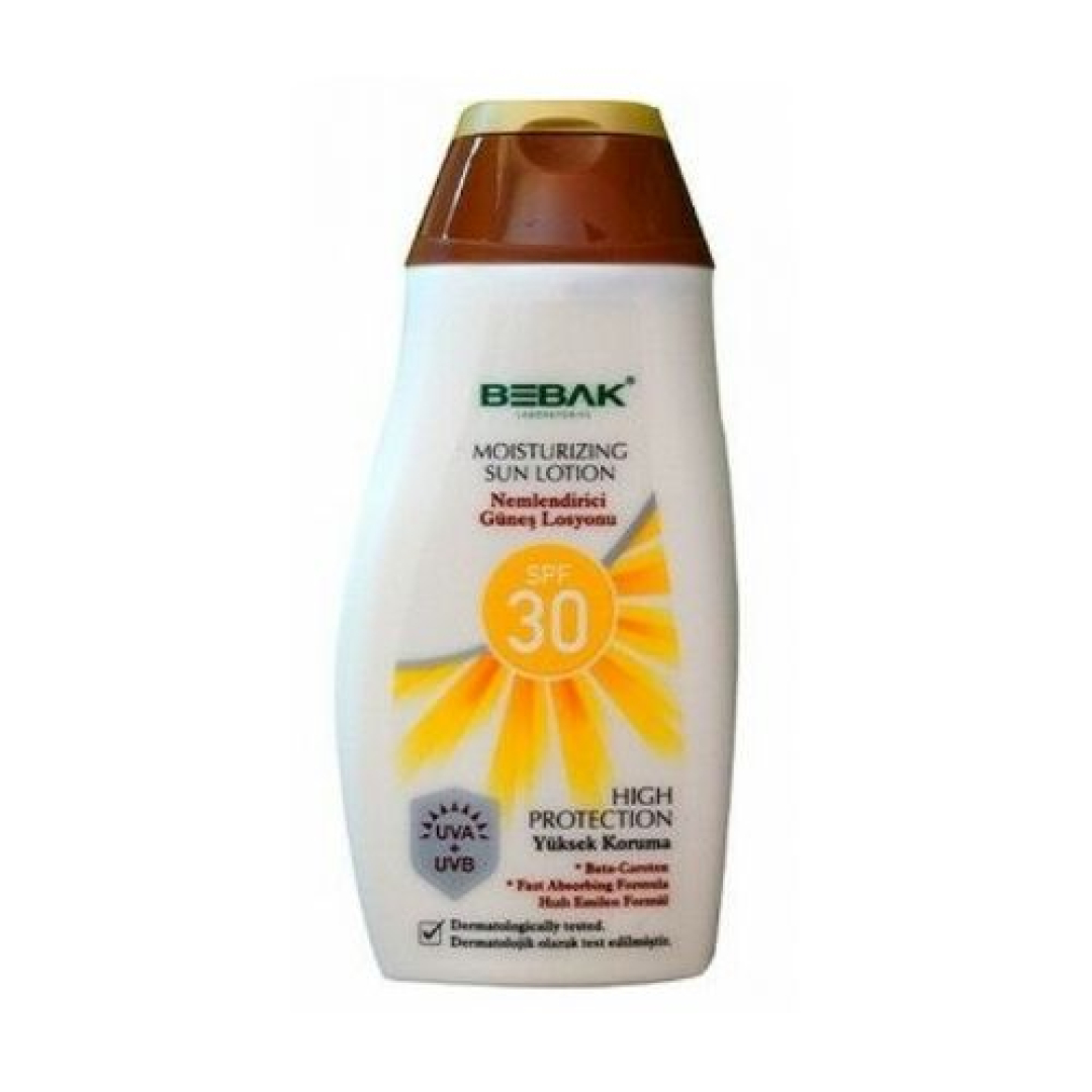 Günəşdən qoruyucu losyon BEBAK SPF 30 200 ml