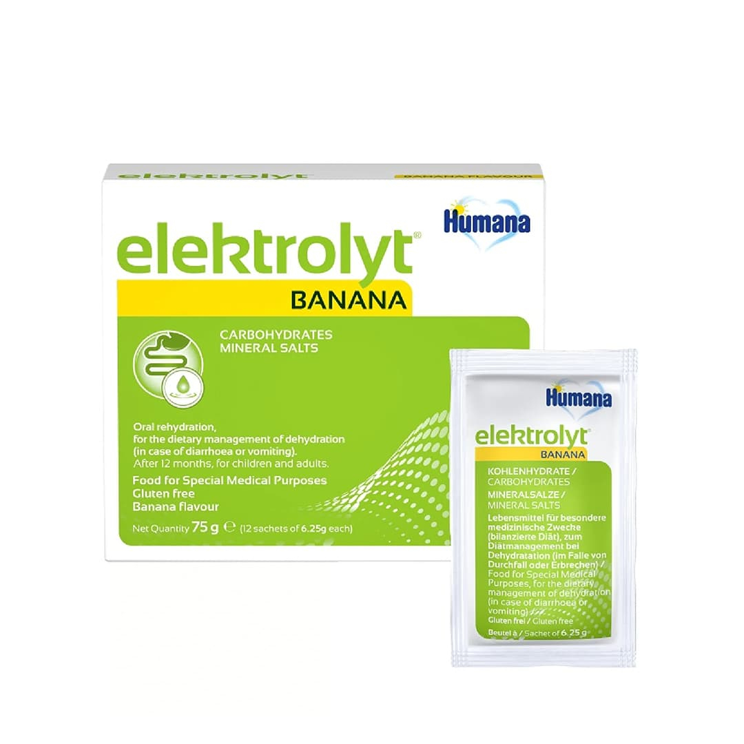 Humana Electrolyte bananlı 75 qr № 12 (Almaniya)
