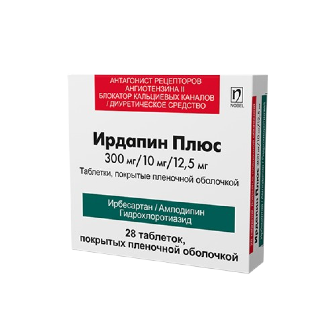 Irdapin Plus 300 mq/10 mq/12.5 mq №28 (Tabletlər)