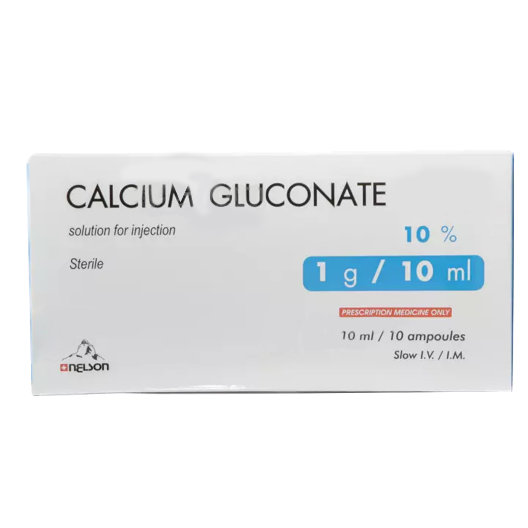 Kalsium qlukonat 10% 10 ml №10 (Ampulalar)