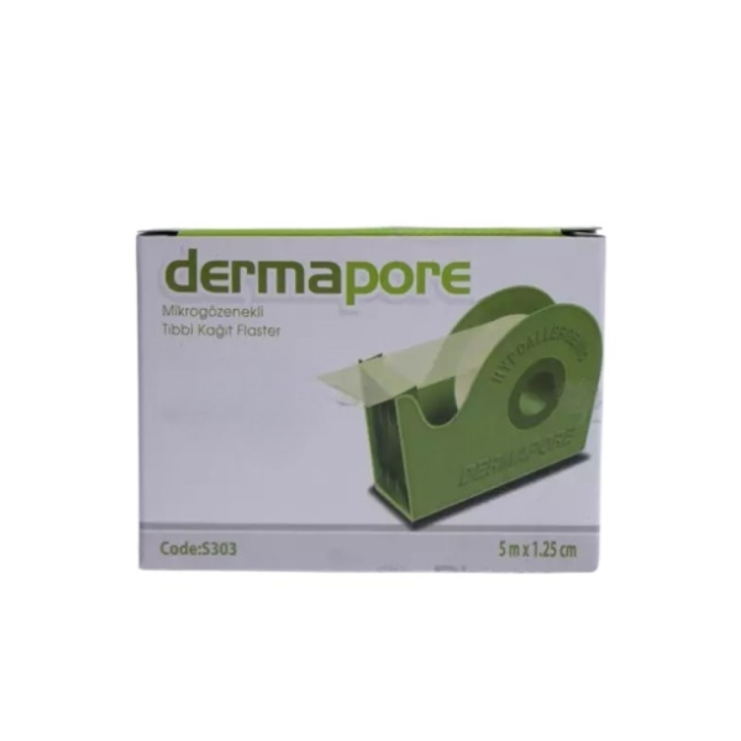 Kağız leykoplastır Dermapore 5 mx1.25 sm