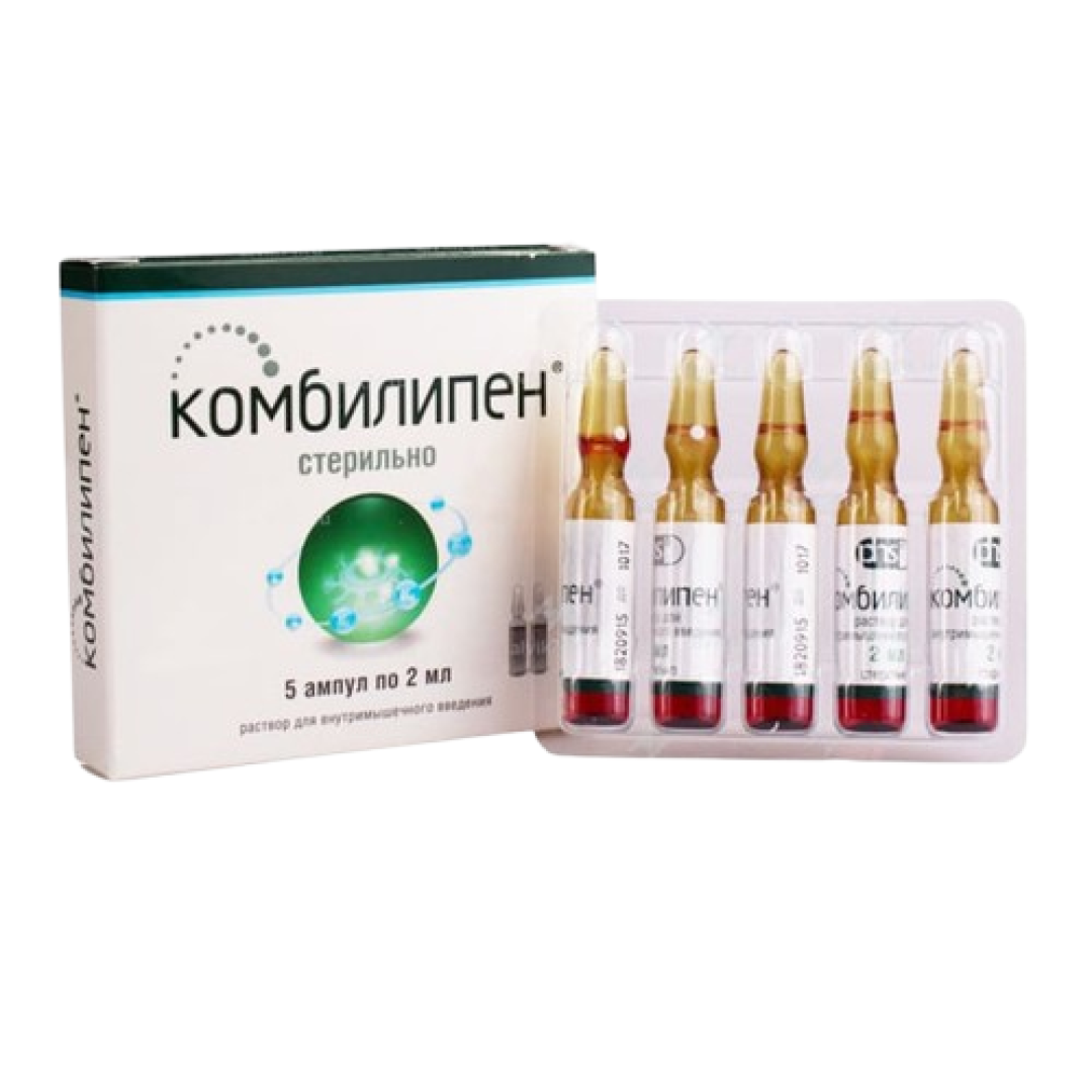 Kombilipen 2 ml № 5 (Ampulalar) (Rusiya)