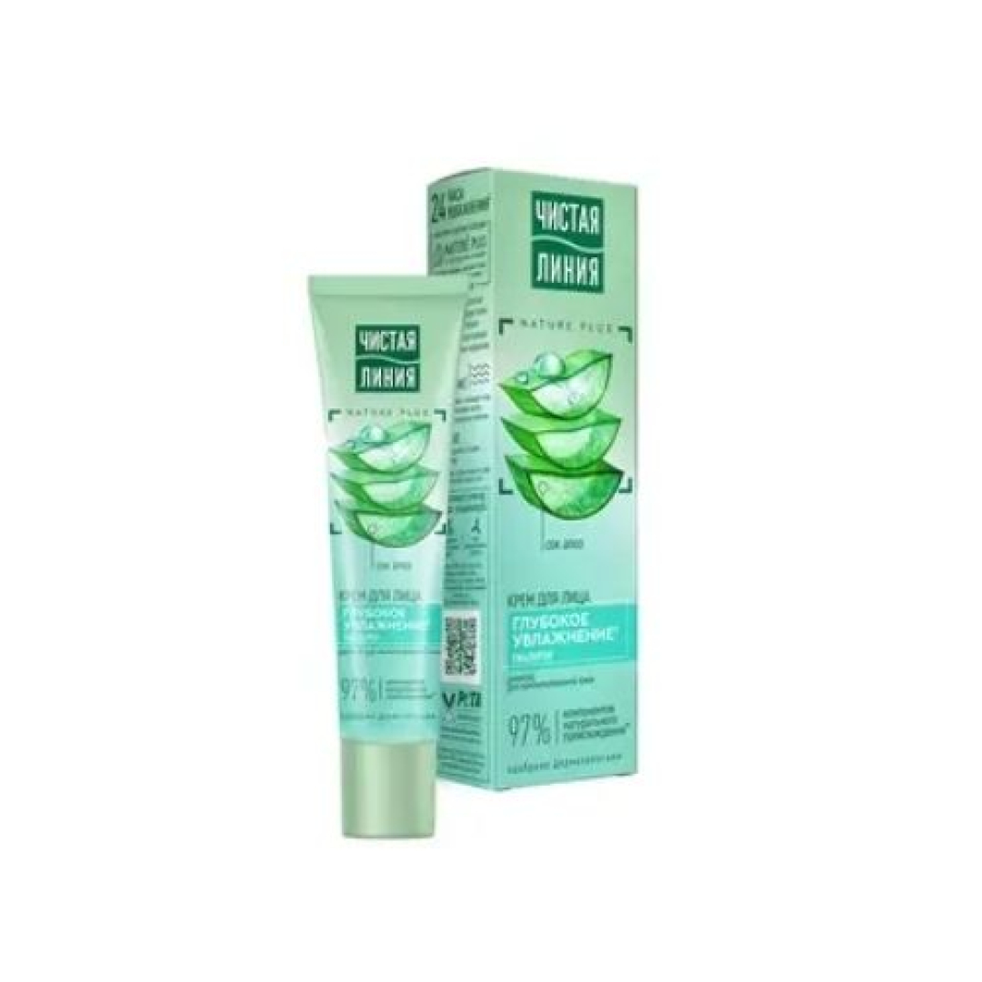 Əl kremi Çistaya liniya nəmləndirici aloe 75ml (Rusiya)