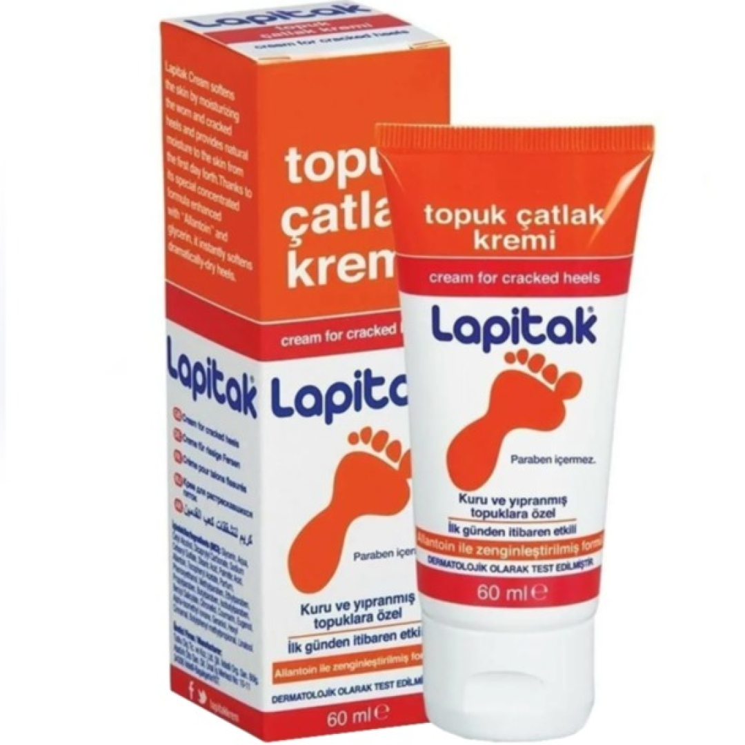 Lapitak çatlamış dabanlar üçün ayaq kremi 60 ml (5846)