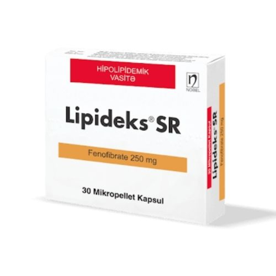 Lipideks SR 250 mq №30 (Kapsullar)
