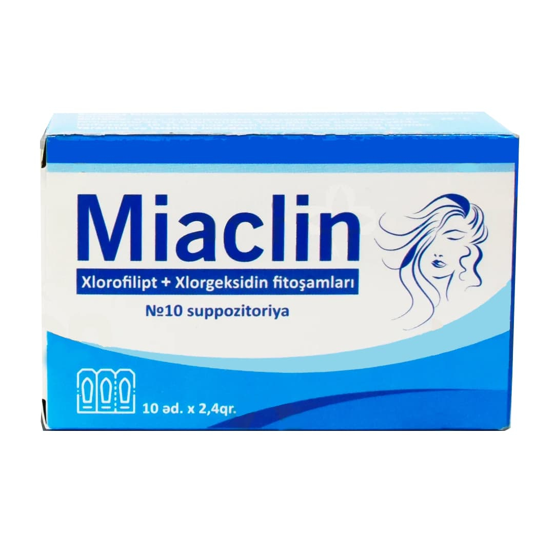 Miaklin 2,4 q №10 (rektal süpozituar)