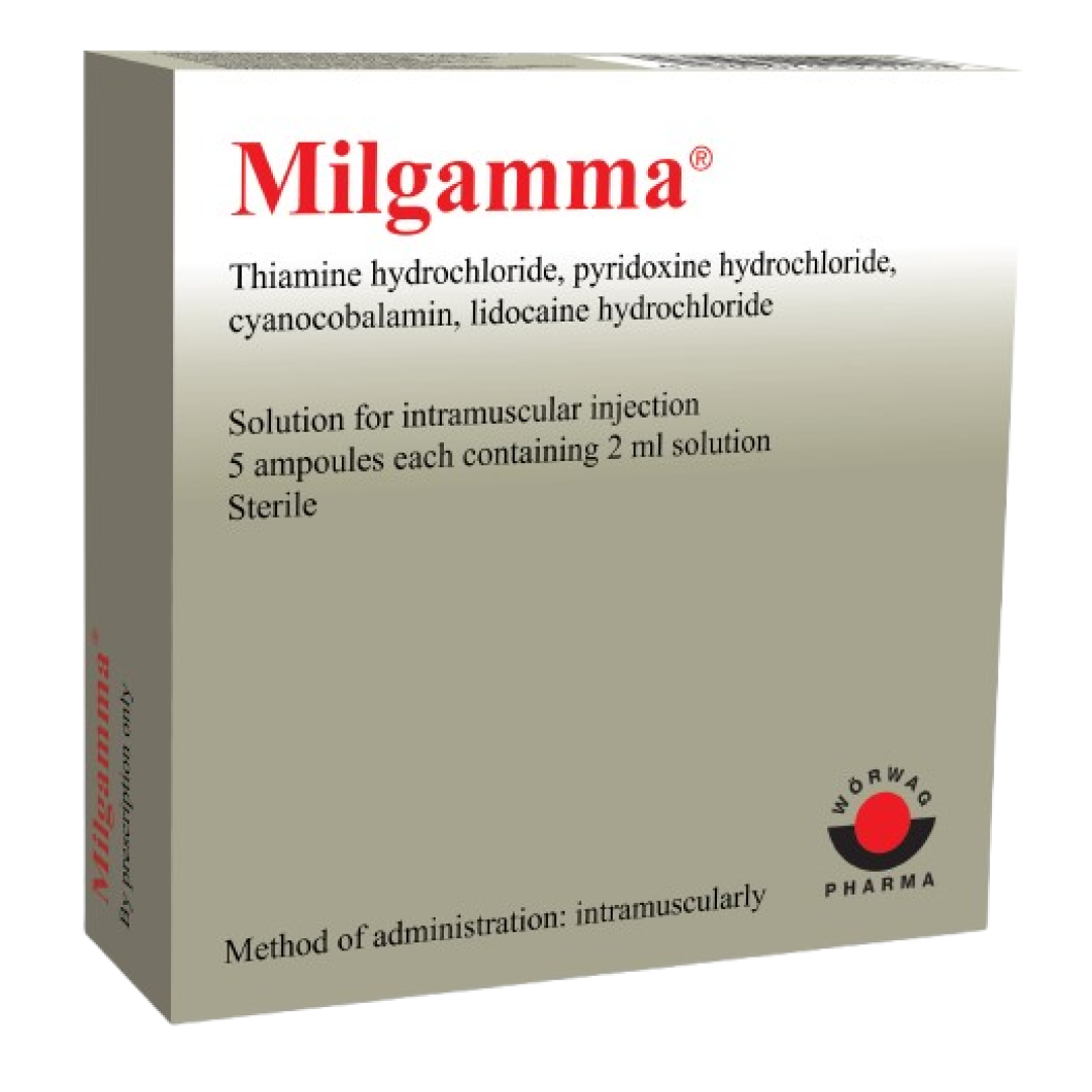 Milqamma 2 ml № 5 (Ampulalar) (Almaniya)