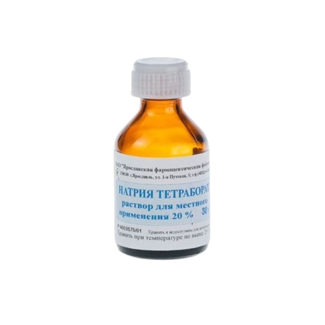 Natrium tetraborat  20%  30 ml