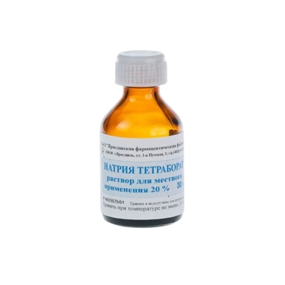 Natrium tetraborat 30 ml (Məhlul) (Rusiya)