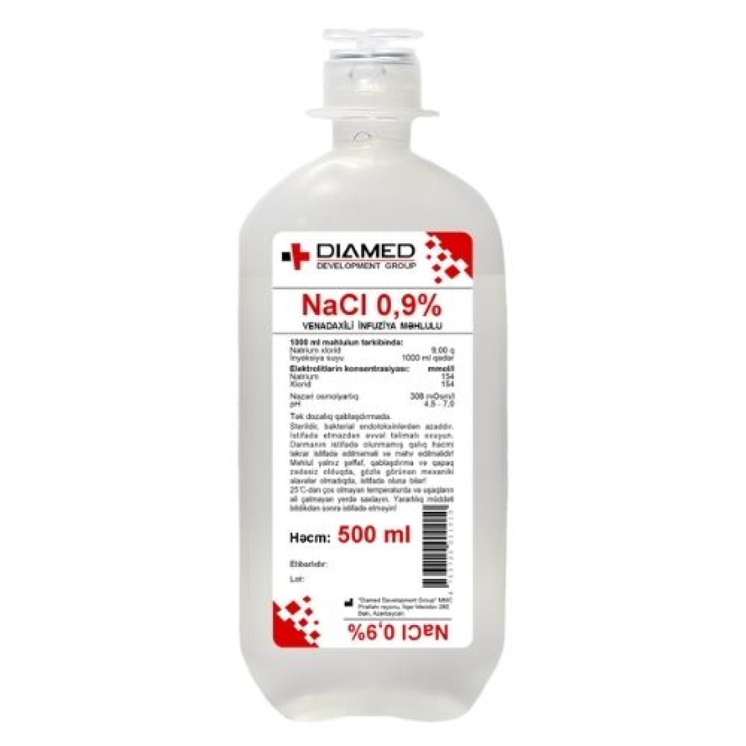 Natrium xlorid 0,9% 500 ml (Məhlul)