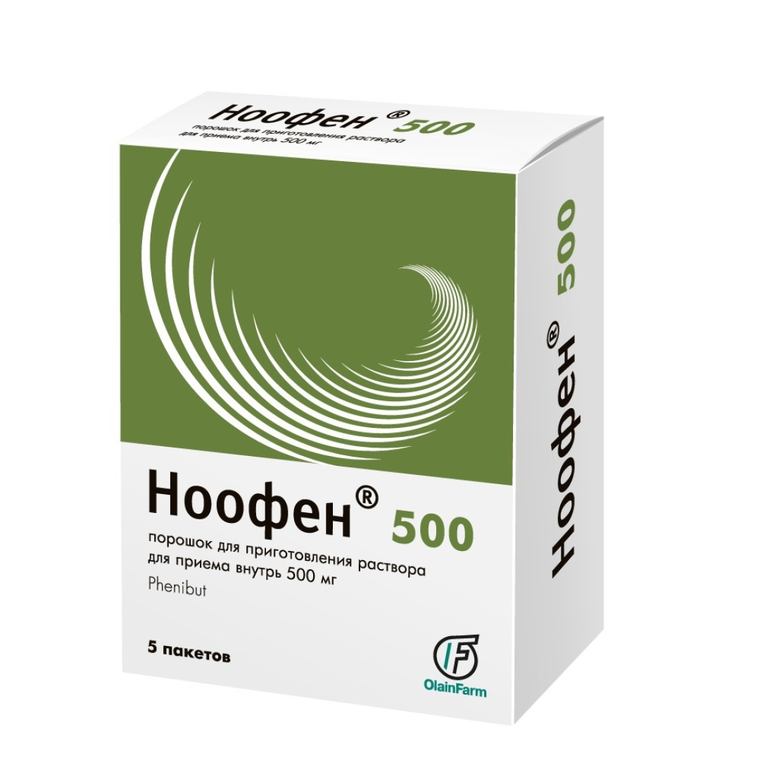 Noofen 500 mg № 10 (Puz) (Latviya)