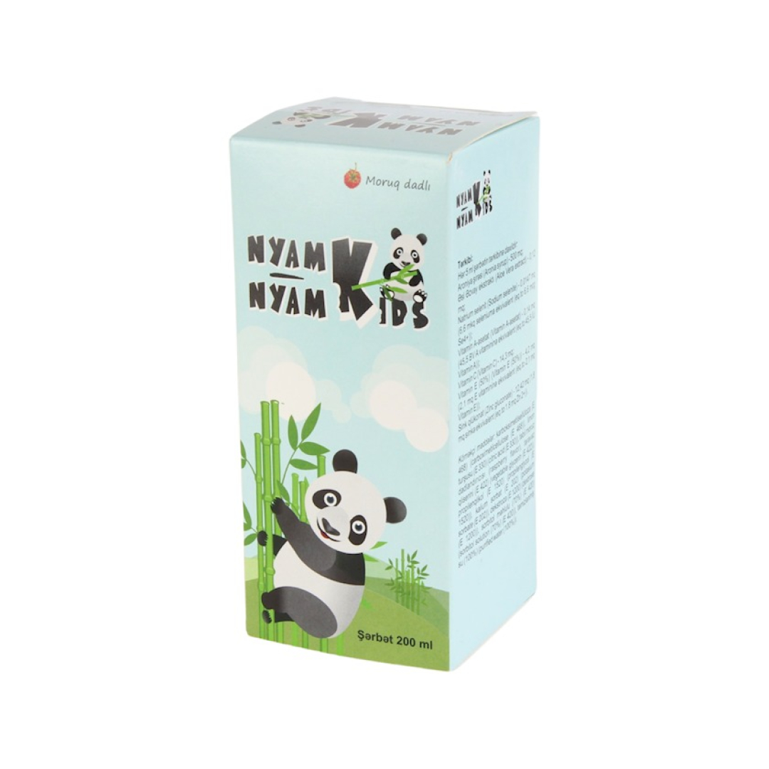 Nyam nyam kids 200 ml (şərbət pediatrik) (Romania)