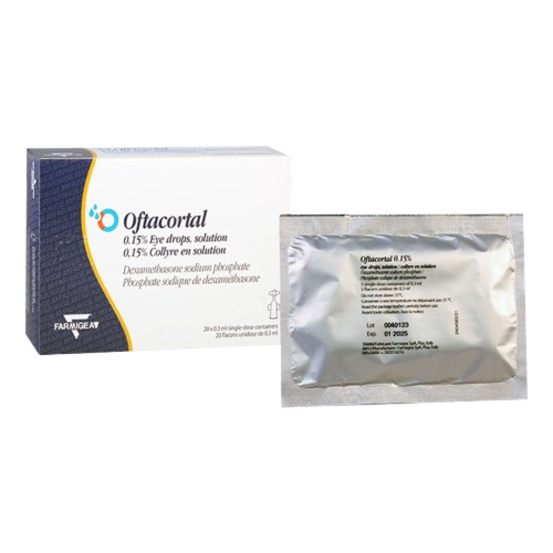 Oftakortal 0,15% 0,3 ml № 20 (Göz damcısı)