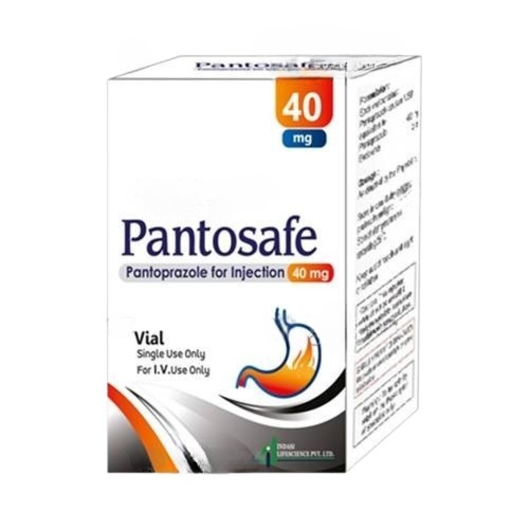 Pantosaf 40 mg 10 ml №1 (Ampulalar) (İNDASİ LİFESCİENCE PVT LTD)
