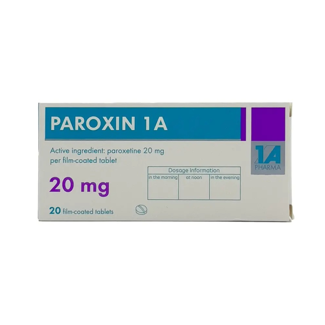 Paroxin 1A 20 mg № 20 (Tabletlər) (Almaniya)