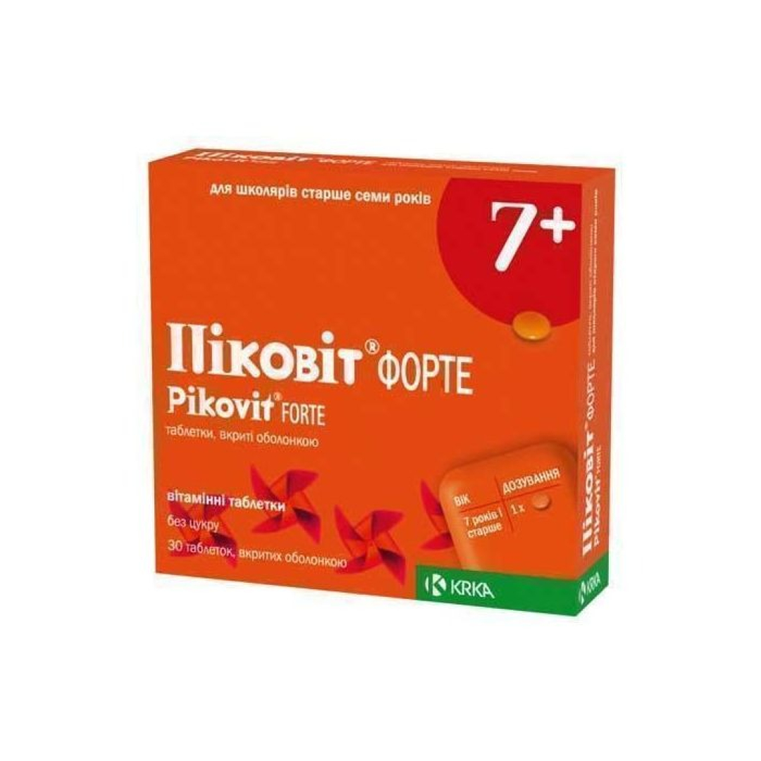 Pikovit forte (7+) № 30 (Pastil) (KRKA) (Sloveniya)