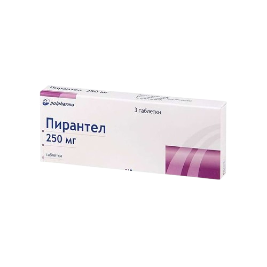 Pirantel 250 mq №3 (Tabletlər) (Polşa)