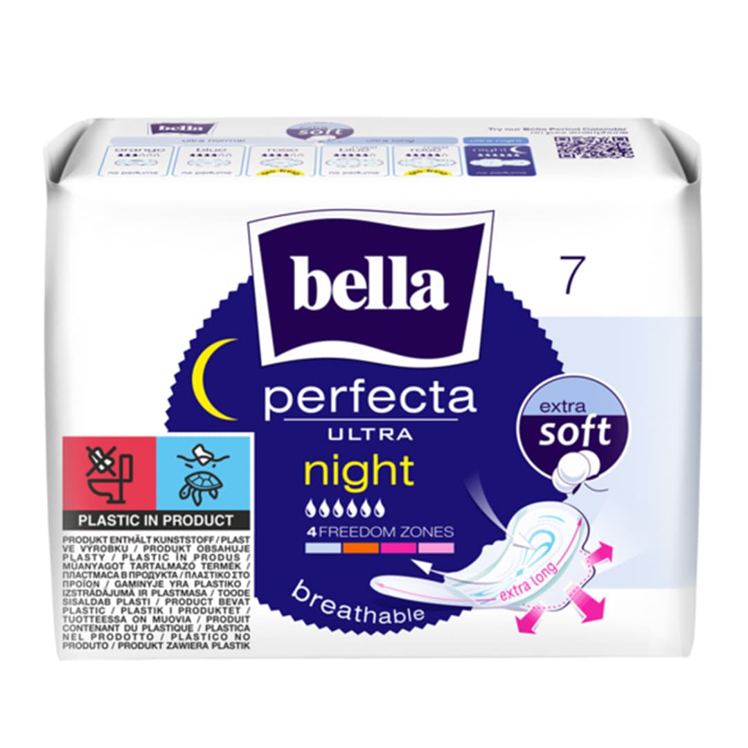 Qadın bezi Bella Perfecta Ultra gecə № 7 + Bella gündəlik ultra böyük №18