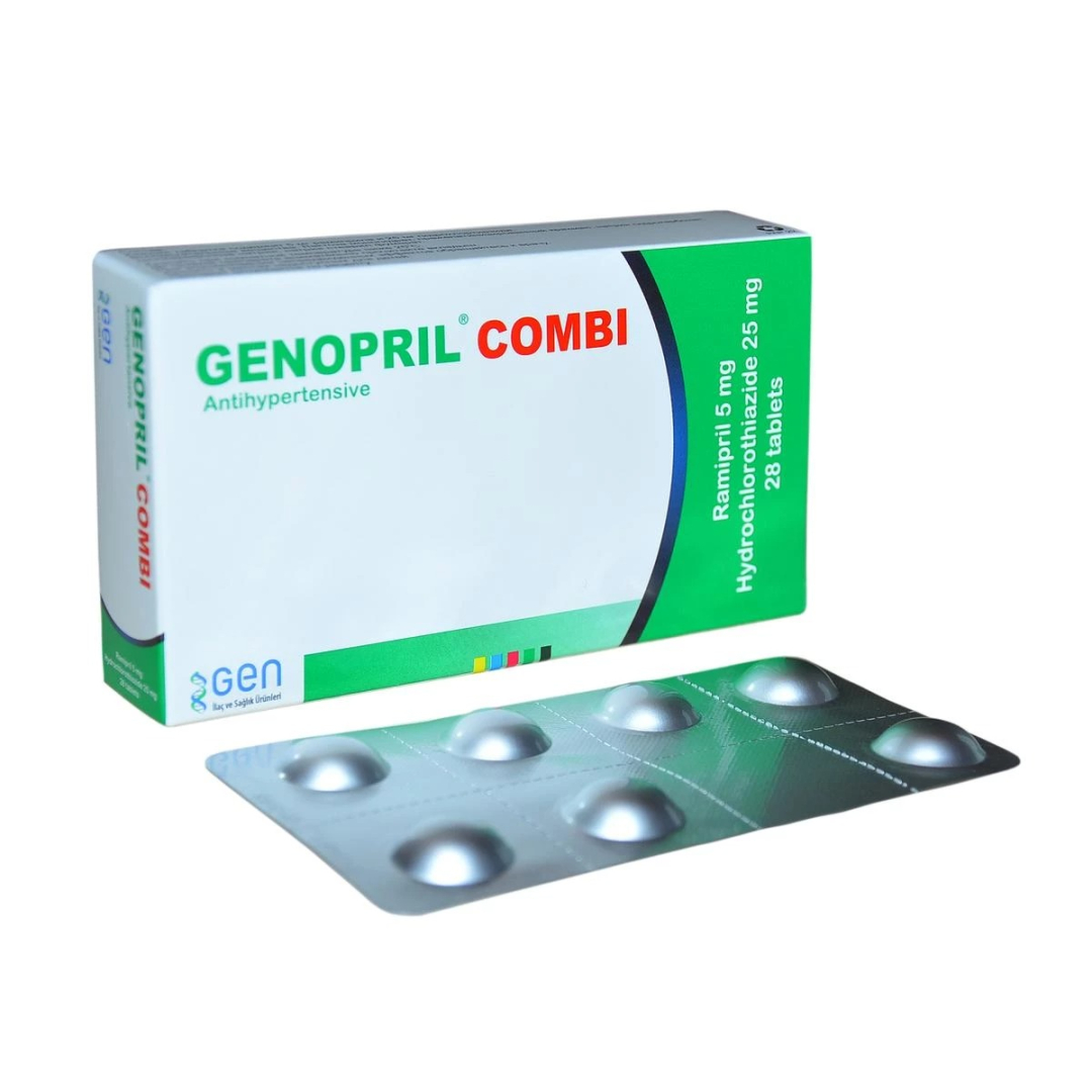 Qenopril kombi 5 mq/25 mq №28 (Tabletlər)