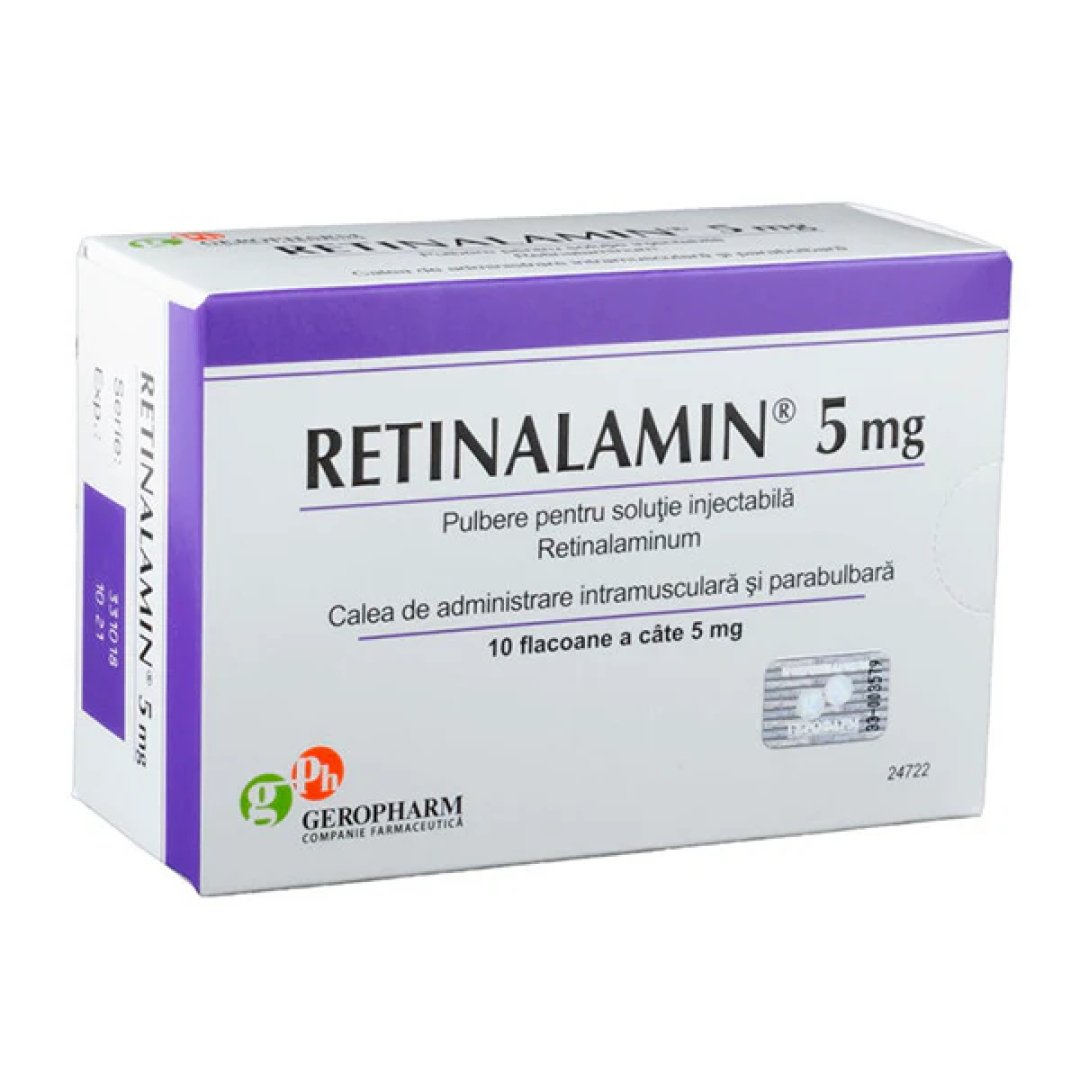 Retinalamin 5 ml № 1 (Ampulalar)