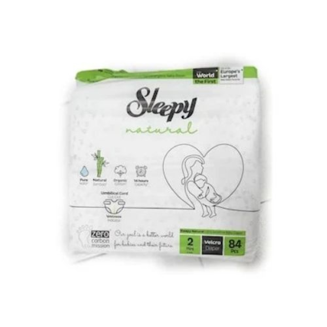 Uşaq bezi "Sleepy Natural - 2" 3-6kg № 84