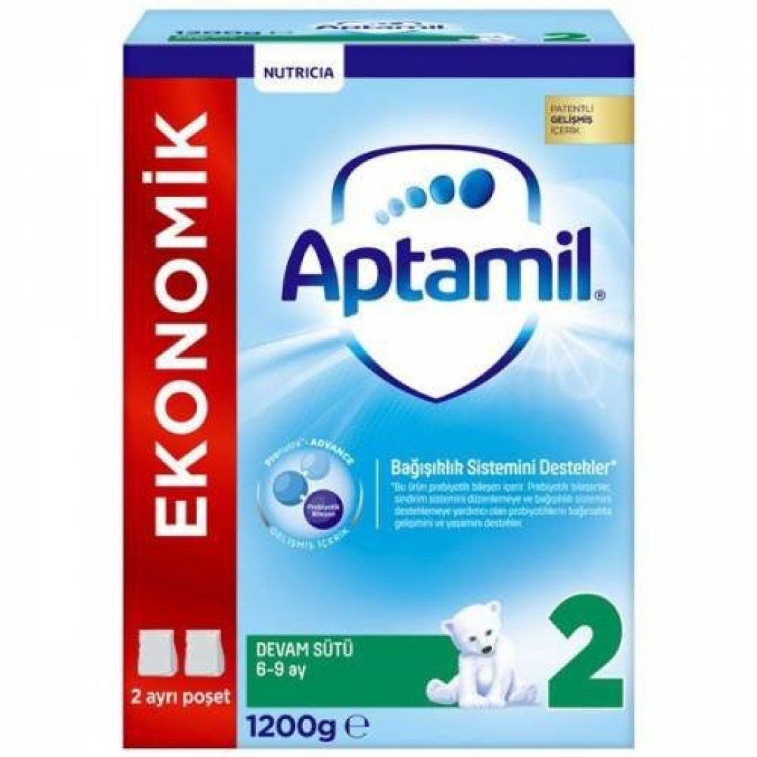 Uşaq qidası Aptamil - 2 6-9 aylıq, 2x600 q