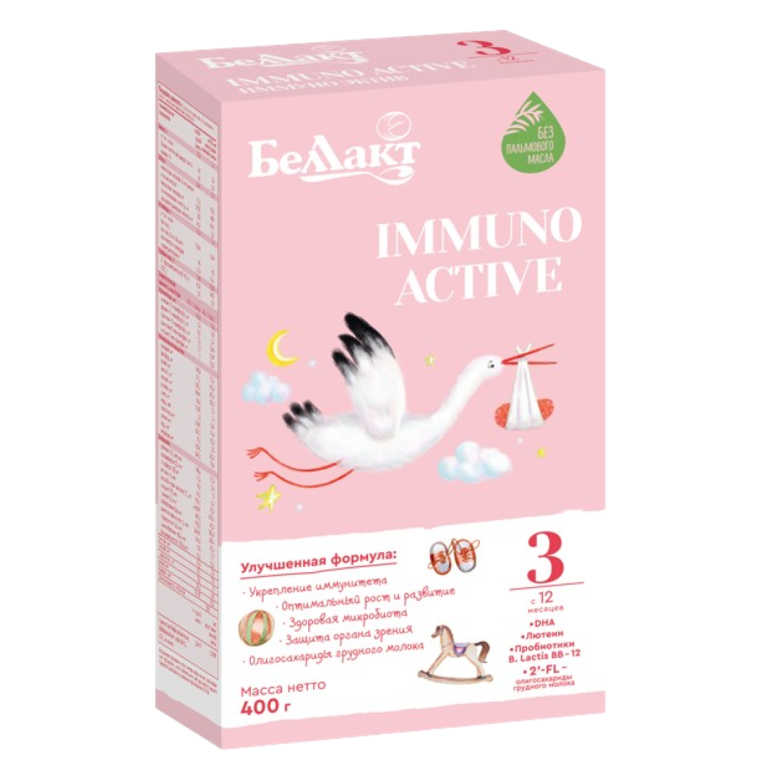 Uşaq qidası Bellakt İmmuno-Aktiv 1+ 0-6 ay (4133) 400qr (Belarus)