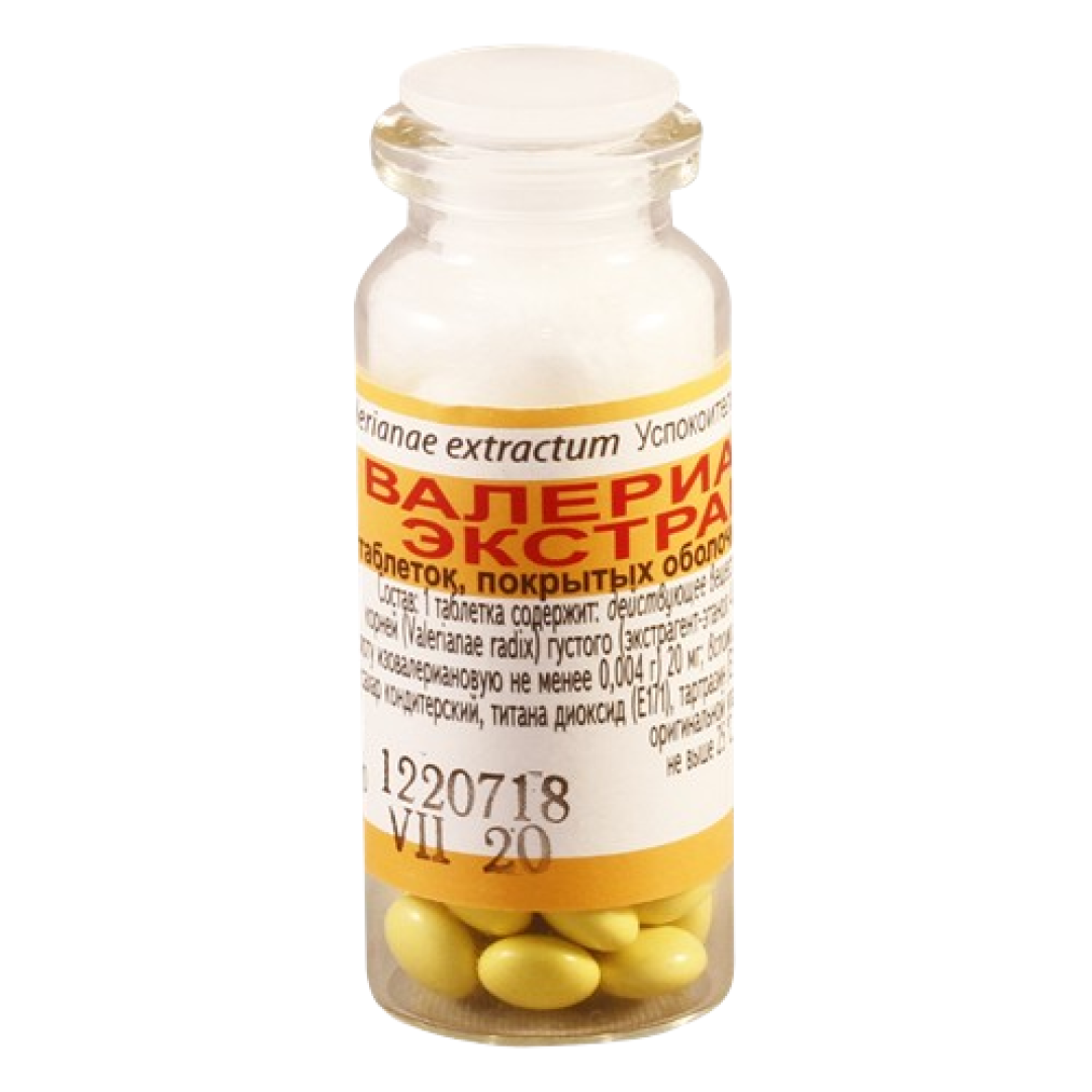 Valerian Extra güc 0,2 q № 50 (Tabletlər)