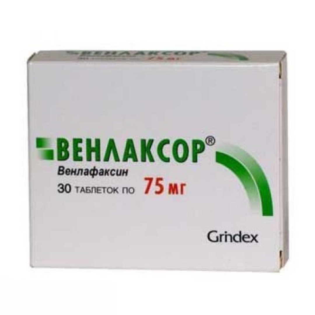 Venlaksor 75 mg № 30 (Pills) (Grindex) (Latviya)